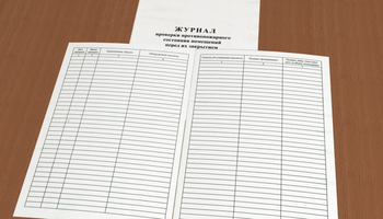 Ж80 Журнал проверки противопожарного состояния помещений перед их закрытием - Охрана труда на строительных площадках - Журналы для строителей - Магазин охраны труда ohranatruda-shop.ru